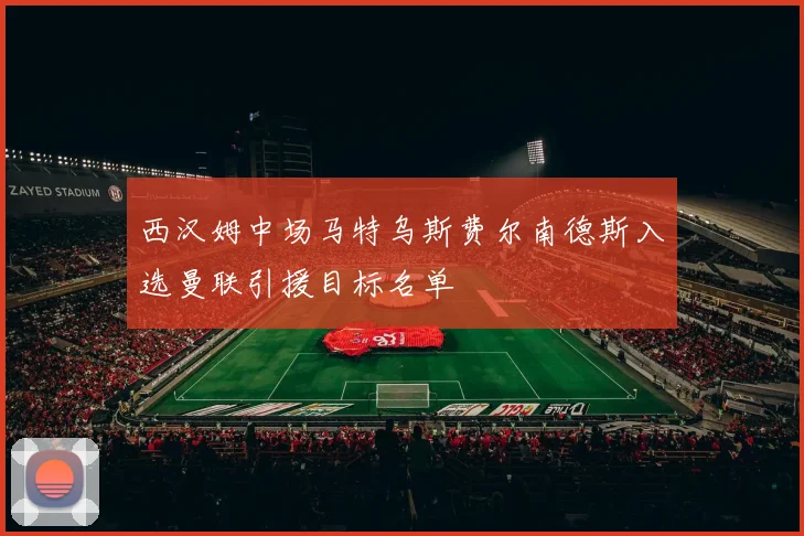 西汉姆中场马特乌斯费尔南德斯入选曼联引援目标名单